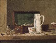 Pipe tobacco and alcohol containers browser Jean Baptiste Simeon Chardin